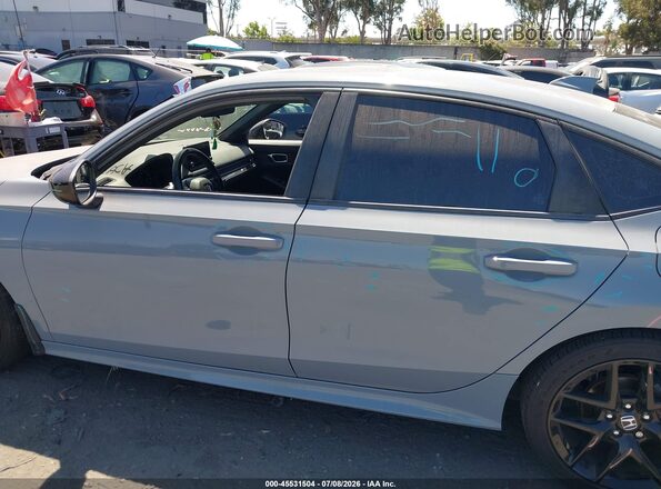 2HGFE2F56NH536966 2022 HONDA CIVIC Gray 