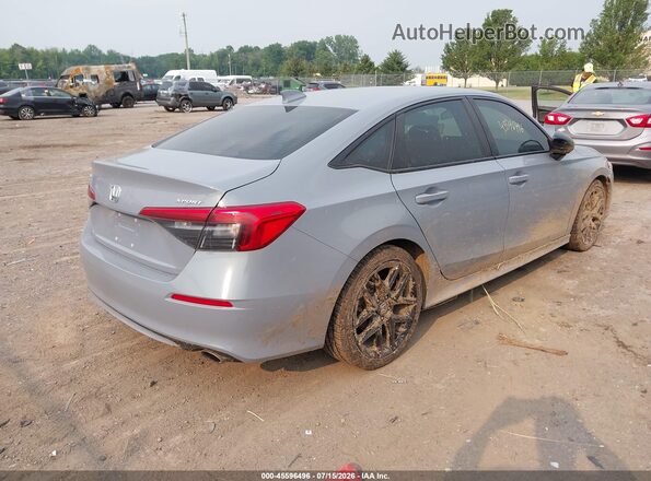 2HGFE2F56NH542332 2022 HONDA CIVIC Gray Trasero derecho