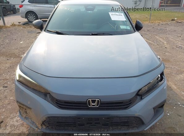 2HGFE2F56NH542332 2022 HONDA CIVIC Gray Vista del cuadro de instrumentos