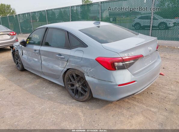 2HGFE2F56NH542332 2022 HONDA CIVIC Gray Trasero izquierdo