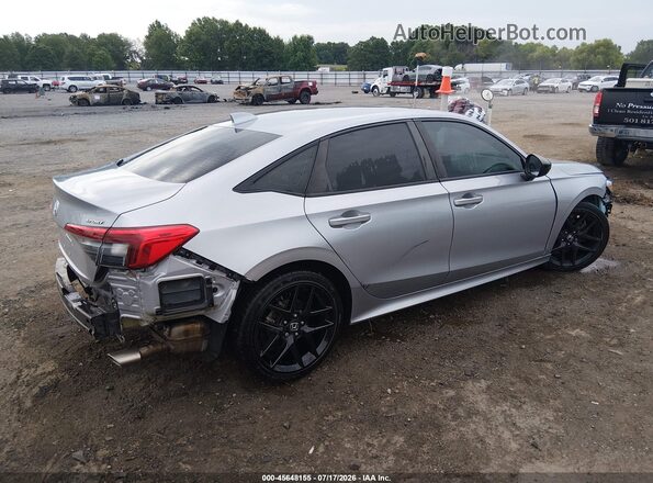 2HGFE2F56NH559874 2022 HONDA CIVIC Silver Tył prawy