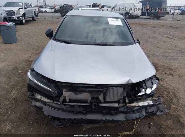 2HGFE2F56NH559874 2022 HONDA CIVIC Silver Widok z przodu