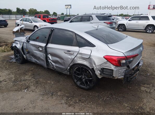 2HGFE2F56NH559874 2022 HONDA CIVIC Silver Tył lewy