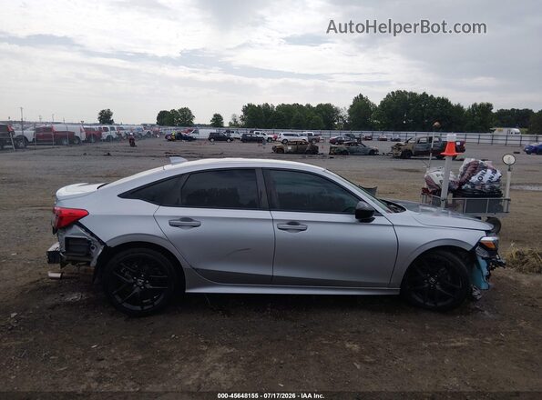 2HGFE2F56NH559874 2022 HONDA CIVIC Silver Widok wnętrza z tyłu