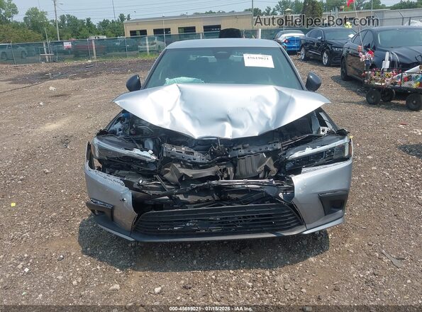 2HGFE2F56NH578618 2022 HONDA CIVIC Silver Front view