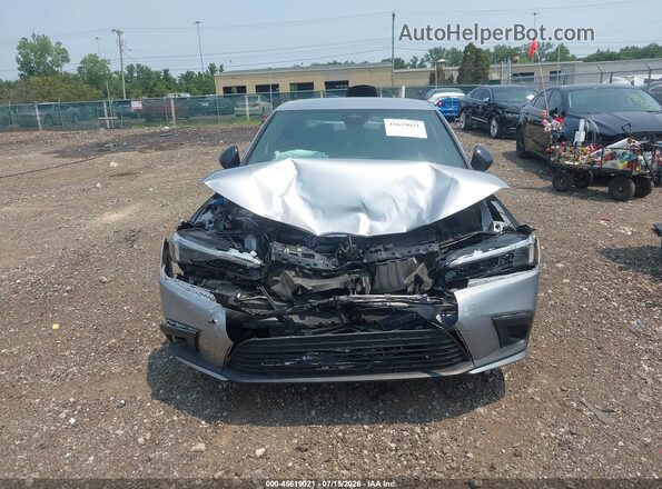 2HGFE2F56NH578618 2022 HONDA CIVIC Silver Instrument cluster view