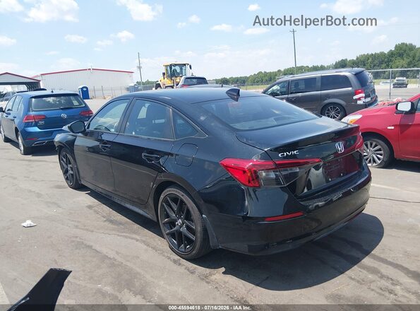 2HGFE2F56NH581731 2022 HONDA CIVIC Черный Задняя левая четверть