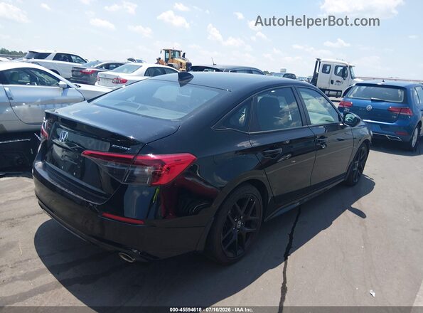 2HGFE2F56NH581731 2022 HONDA CIVIC Черный Задняя правая четверть