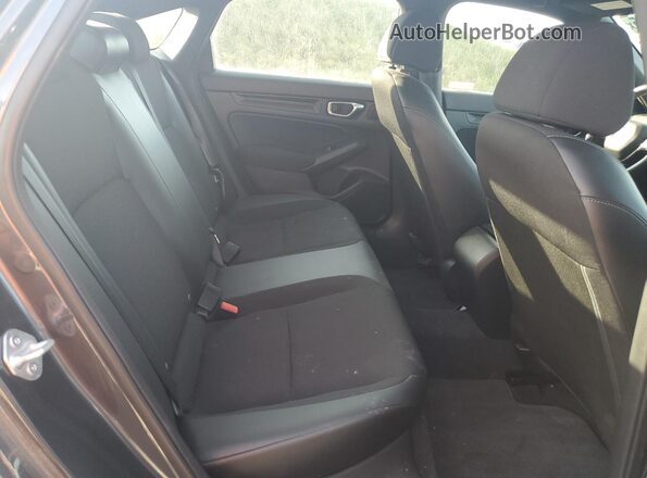 2HGFE2F56NH586265 2022 HONDA CIVIC Gray უკანა სავარძლების ხედი