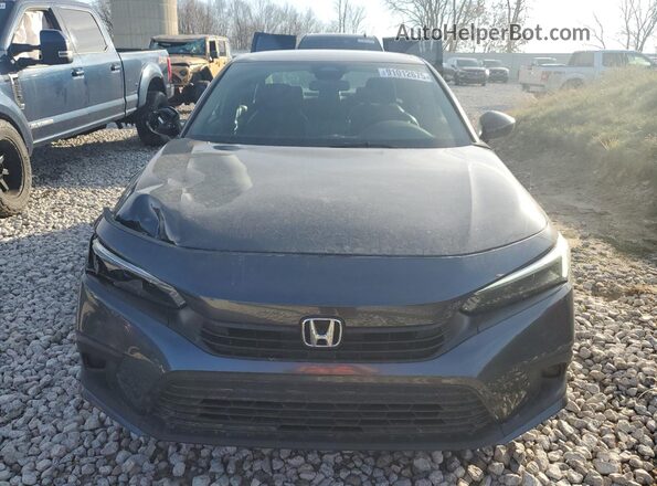 2HGFE2F56NH586265 2022 HONDA CIVIC Gray წინა ხედი