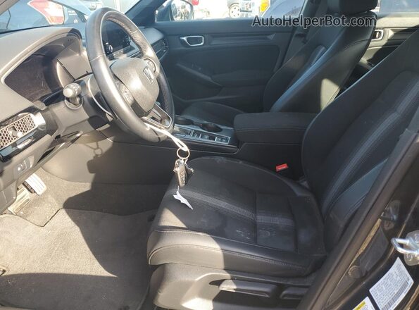 2HGFE2F56NH586265 2022 HONDA CIVIC Gray წინა სალონის ხედი