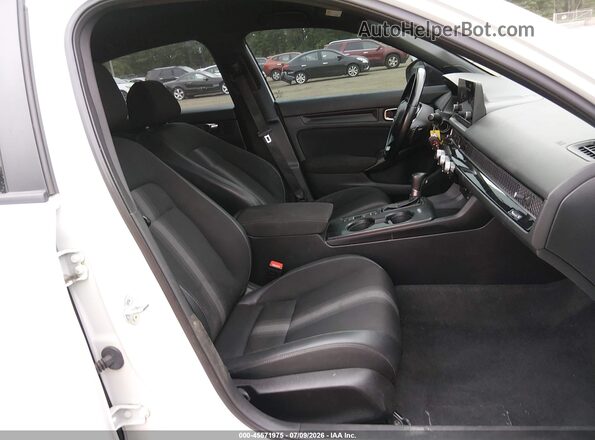 2HGFE2F56NH591384 2022 HONDA CIVIC Белый Вид салона спереди