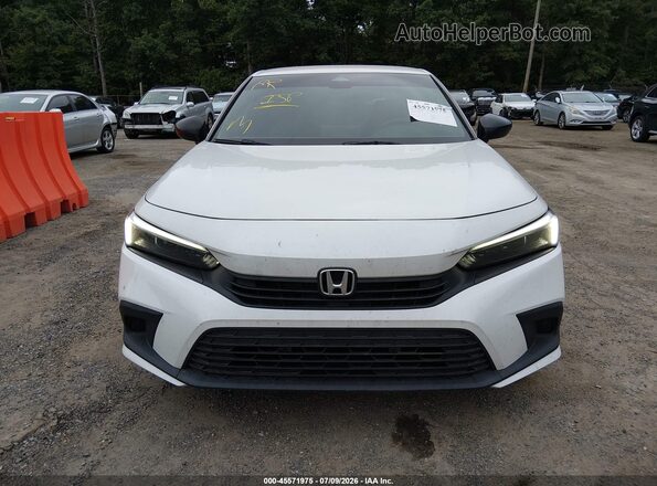 2HGFE2F56NH591384 2022 HONDA CIVIC Белый Вид задней части салона
