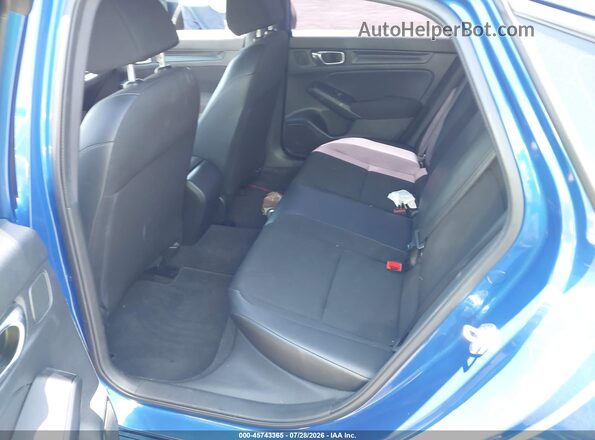 2HGFE2F56NH594737 2022 HONDA CIVIC Blue Vista de la etiqueta del VIN