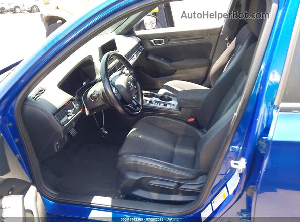 2HGFE2F56NH594737 2022 HONDA CIVIC Blue Vista interior delantera