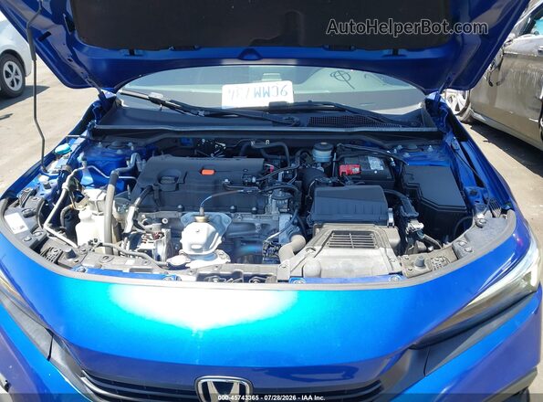 2HGFE2F56NH594737 2022 HONDA CIVIC Blue Vista trasera