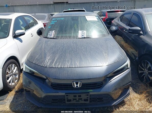 2HGFE2F56PH521273 2023 HONDA CIVIC Gray Widok wnętrza z tyłu