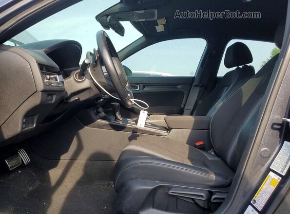 2HGFE2F56PH522195 2023 HONDA CIVIC Charcoal წინა სალონის ხედი