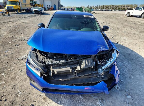 2HGFE2F56PH523637 2023 HONDA CIVIC Синий Вид спереди