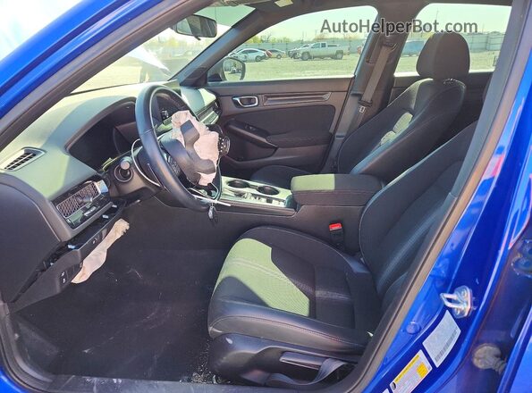2HGFE2F56PH523637 2023 HONDA CIVIC Синий Вид салона спереди