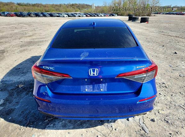 2HGFE2F56PH523637 2023 HONDA CIVIC Синий Вид сзади