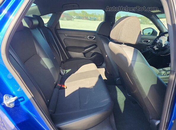 2HGFE2F56PH523637 2023 HONDA CIVIC Синий Вид задних сидений