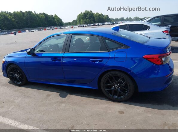 2HGFE2F56PH546657 2023 HONDA CIVIC Blue Widok wnętrza 360 stopni
