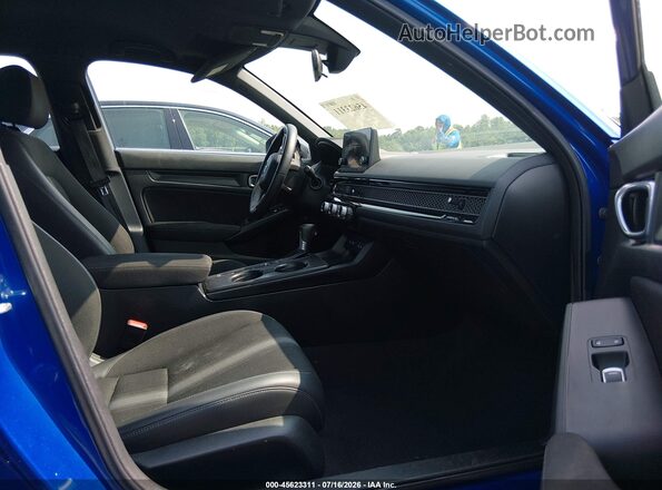 2HGFE2F56PH546657 2023 HONDA CIVIC Blue Widok wnętrza z przodu