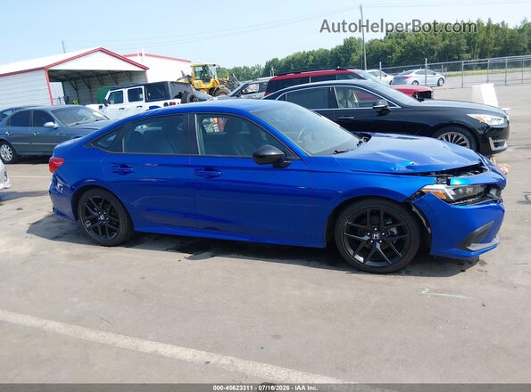 2HGFE2F56PH546657 2023 HONDA CIVIC Blue Widok wnętrza z tyłu