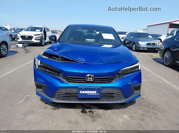 2HGFE2F56PH546657 2023 HONDA CIVIC Blue Widok zestawu wskaźników