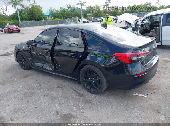 2HGFE2F56PH549123 2023 HONDA CIVIC Black Tył lewy
