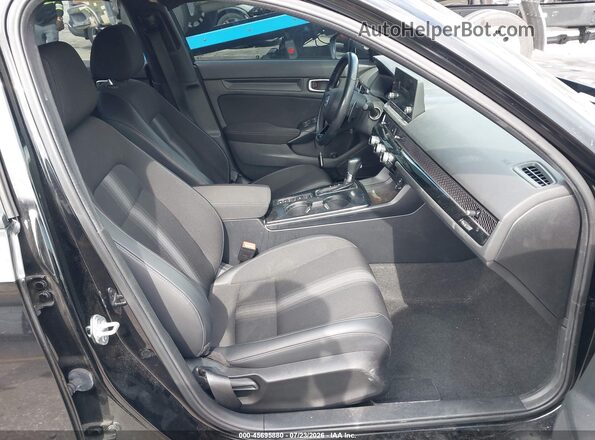 2HGFE2F56PH549123 2023 HONDA CIVIC Black Widok wnętrza z przodu