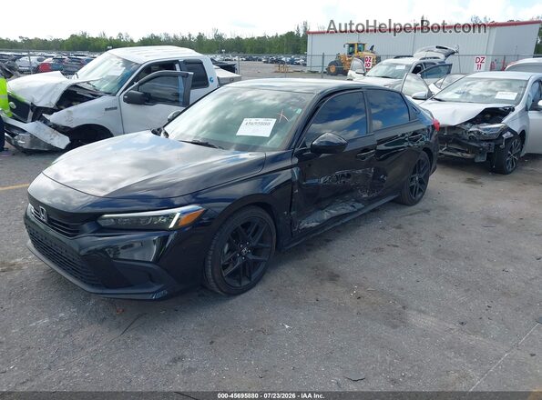 2HGFE2F56PH549123 2023 HONDA CIVIC Black Przód lewy