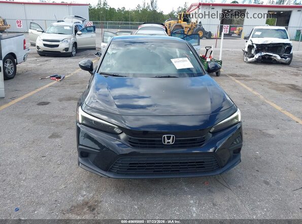 2HGFE2F56PH549123 2023 HONDA CIVIC Black Widok zestawu wskaźników