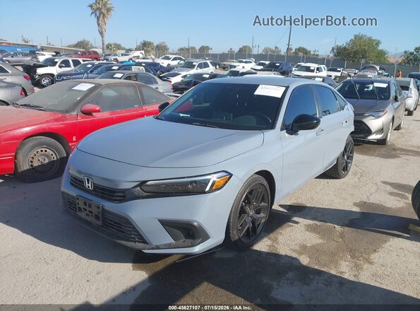 2HGFE2F56PH554855 2023 HONDA CIVIC Gray Передня ліва чверть