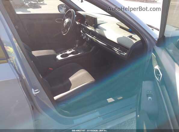 2HGFE2F56PH554855 2023 HONDA CIVIC Gray Вид салону спереду