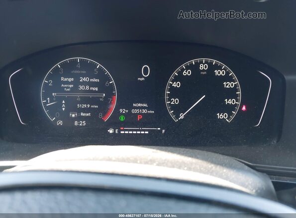 2HGFE2F56PH554855 2023 HONDA CIVIC Gray Вид задніх сидінь