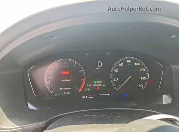2HGFE2F56RH526234 2024 HONDA CIVIC White ხელსაწყოთა პანელის ხედი