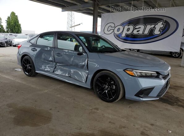 2HGFE2F56RH538268 2024 HONDA CIVIC Бирюзовый Передняя правая четверть