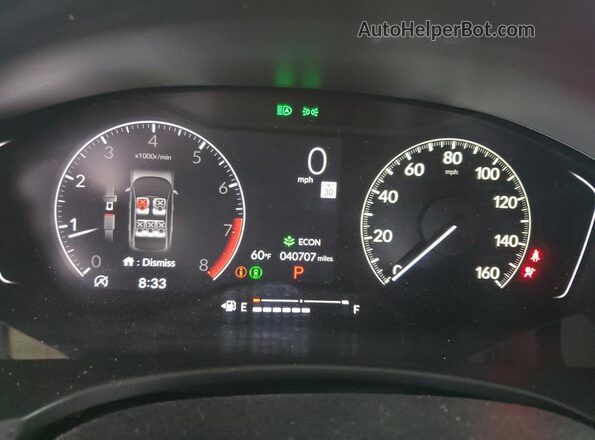 2HGFE2F56RH538268 2024 HONDA CIVIC Бирюзовый Вид щитка приборов