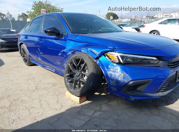 2HGFE2F56RH539016 2024 HONDA CIVIC Blue Вид спереду