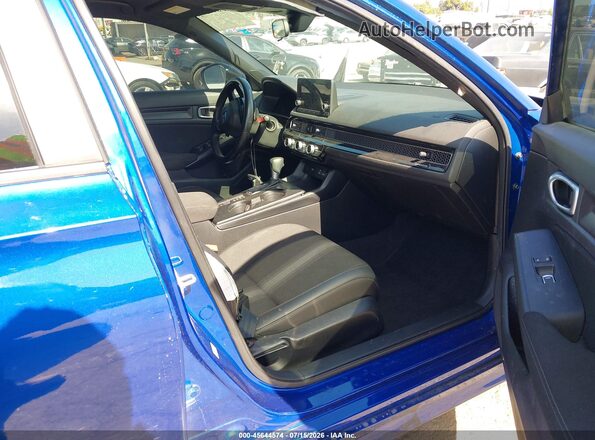 2HGFE2F56RH539016 2024 HONDA CIVIC Blue Вид салону спереду