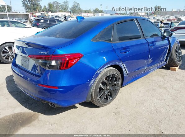 2HGFE2F56RH539016 2024 HONDA CIVIC Blue Задня права чверть