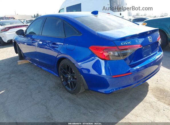 2HGFE2F56RH539016 2024 HONDA CIVIC Blue Задня ліва чверть