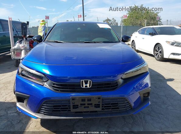 2HGFE2F56RH539016 2024 HONDA CIVIC Blue Вид щитка приладів