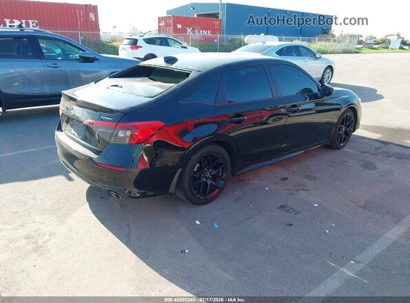 2HGFE2F56RH541767 2024 HONDA CIVIC Black უკანა მარჯვენა