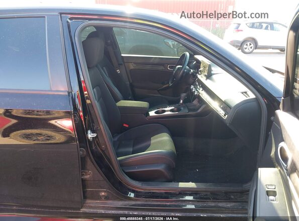 2HGFE2F56RH541767 2024 HONDA CIVIC Black წინა სალონის ხედი