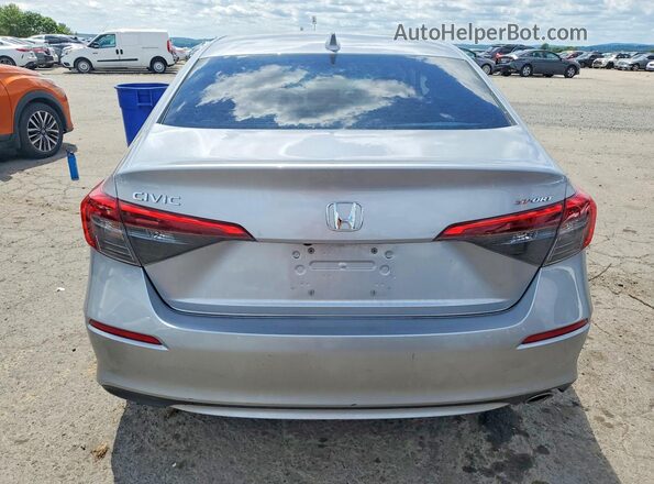 2HGFE2F56RH555345 2024 HONDA CIVIC Silver Вид ззаду