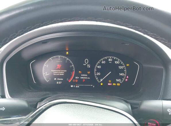 2HGFE2F56RH558438 2024 HONDA CIVIC Light Blue Vista de los asientos traseros
