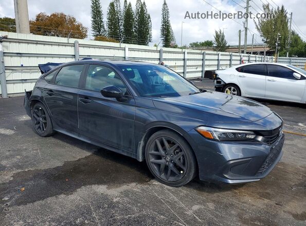 2HGFE2F56RH567625 2024 HONDA CIVIC Gray წინა მარჯვენა